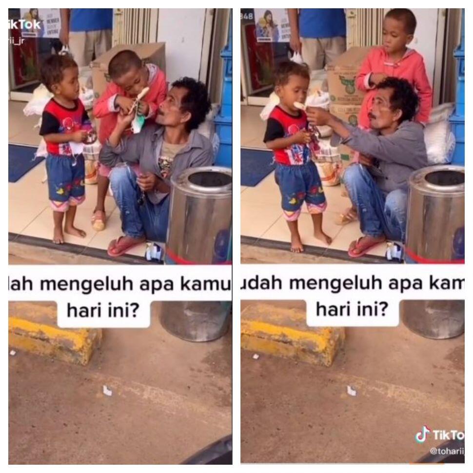 Viral Video Seorang Ayah Beli Es Krim, Publik Merasa Tertampar Pas Lihat Momen Ini