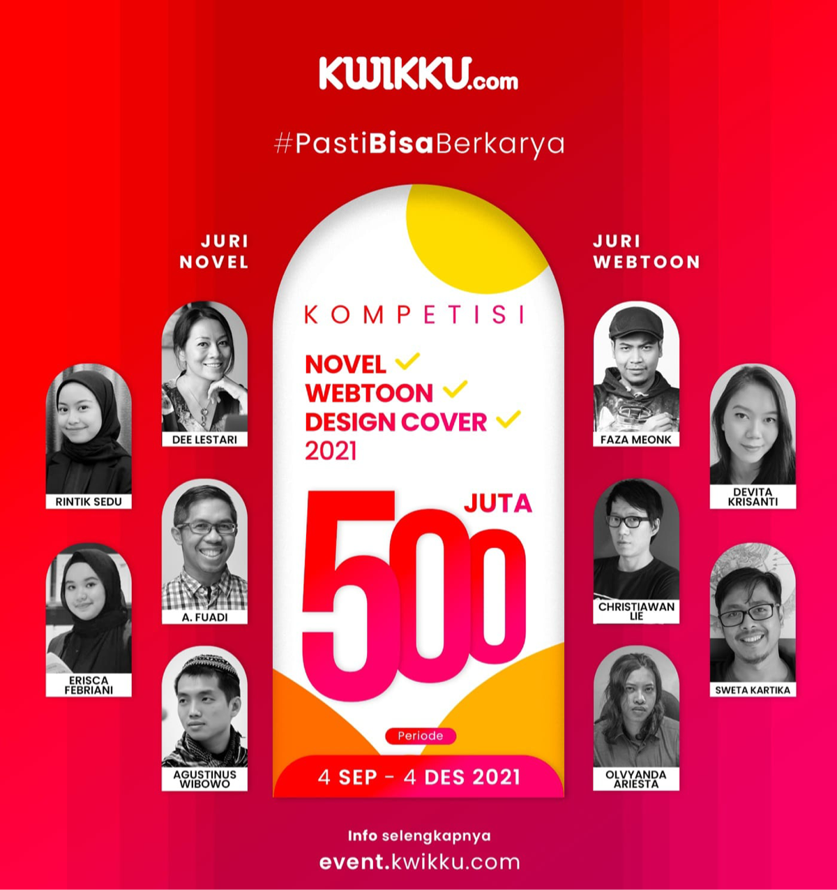 KREATOR WAJIB IKUT! Kompetisi 500 Juta Kwikku Ada Lagi!