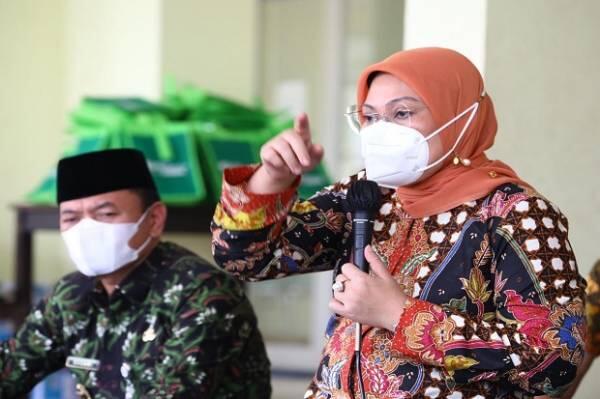 Hadapi Dampak Pandemi, Menaker Ida Sapa Pekerja Perempuan di Rusunawa Ungaran