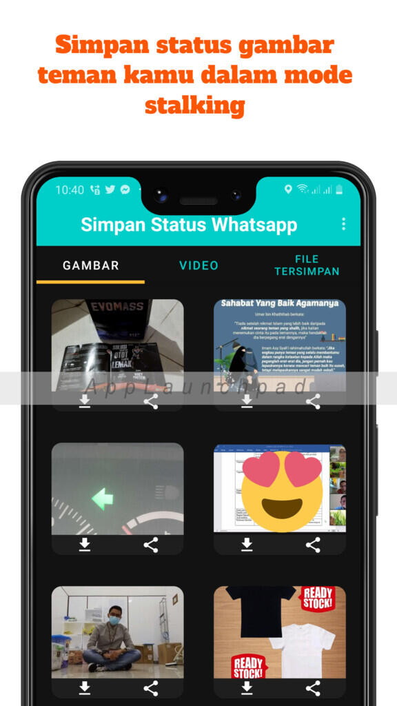 Simpan Status Whatsapp - Aplikasi yang bisa melihat status seseorang tanpa ketahuan
