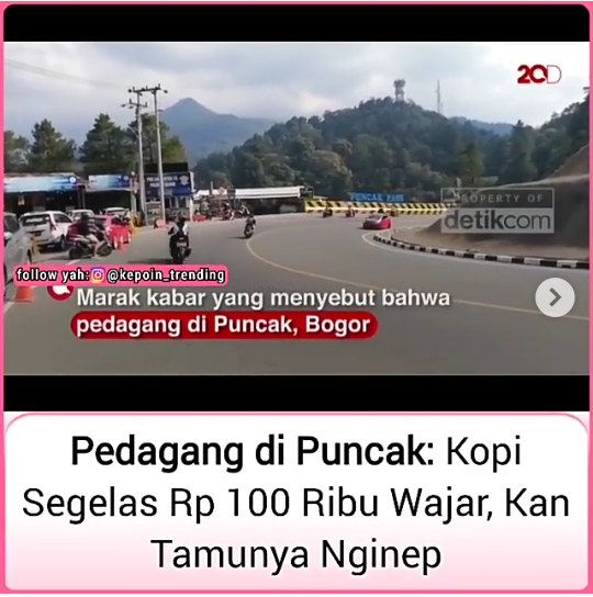 Wow! Harga Segelas Kopi di Puncak Capai 100 Ribu Rupiah, Ternyata Ini Alasannya!