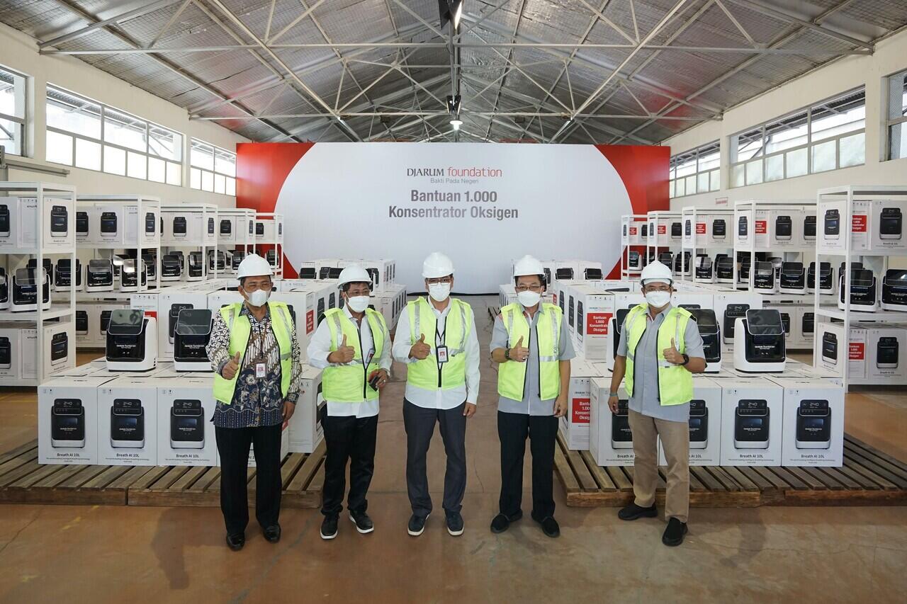 Djarum Foundation Donasikan 1000 Unit Konsentrator Oksigen ke Kemenperin RI dan RS