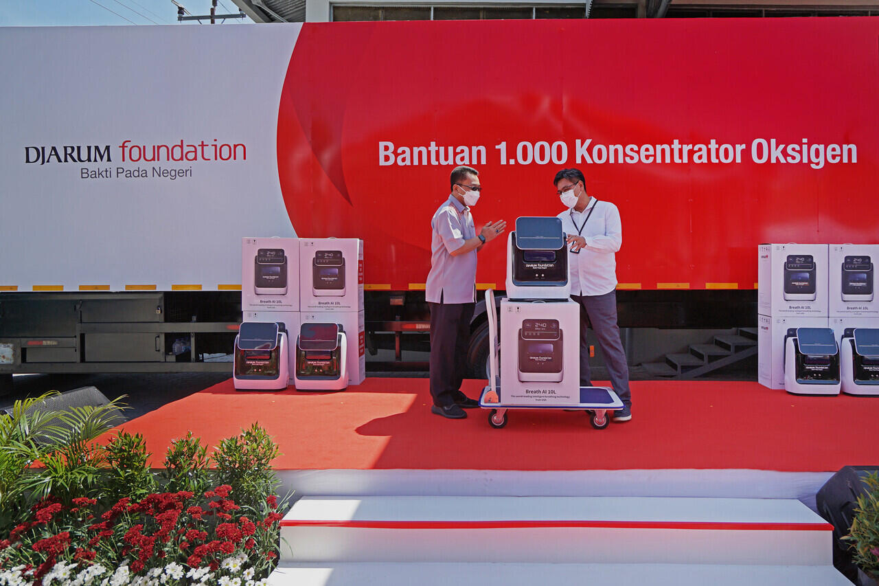 Djarum Foundation Donasikan 1000 Unit Konsentrator Oksigen ke Kemenperin RI dan RS