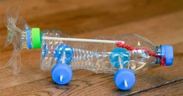 Apakah Anda, Pernah Membuat Mainan Mobil dari Barang Bekas? 