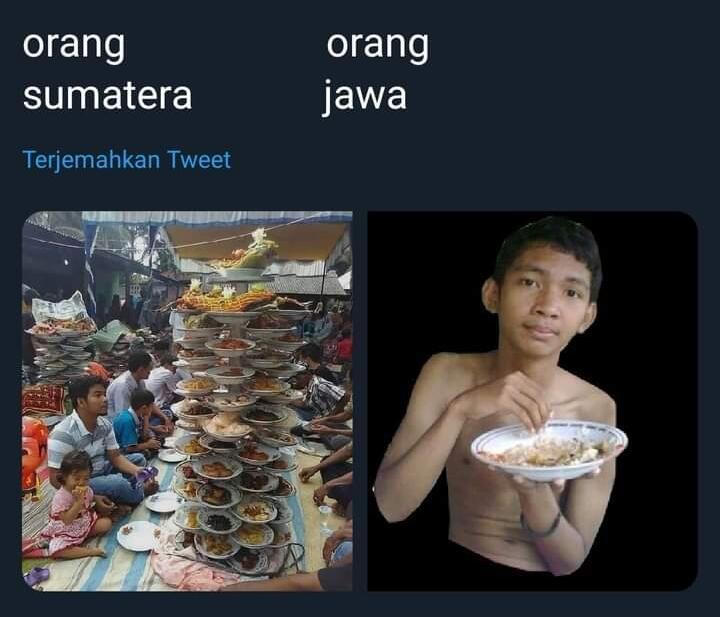 Viral, Gara Gara Kultur Makanan Berbeda, Orang Sumatra dan Jawa Perang Online!