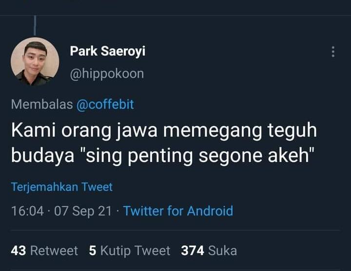 Viral, Gara Gara Kultur Makanan Berbeda, Orang Sumatra dan Jawa Perang Online!