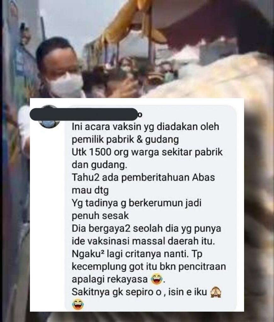 Viral Anies Terperosok ke Parit Saat Sapa Warga di Jakut