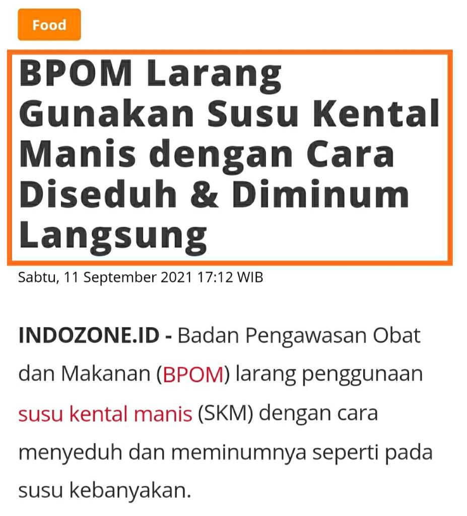 Gara-Gara SKM Tak Boleh Diseduh, Netizen Pada Ribut