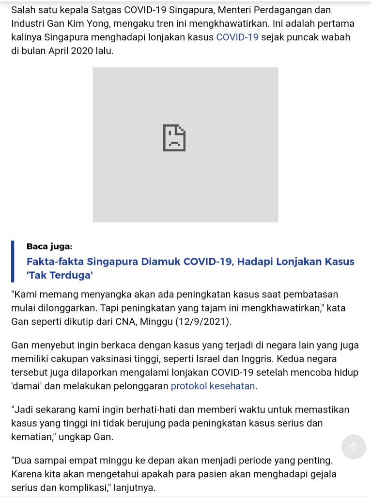 Singapura Dinilai Sedang Eksperimen Atasi COVID, Hasilnya Jadi Pelajaran RI