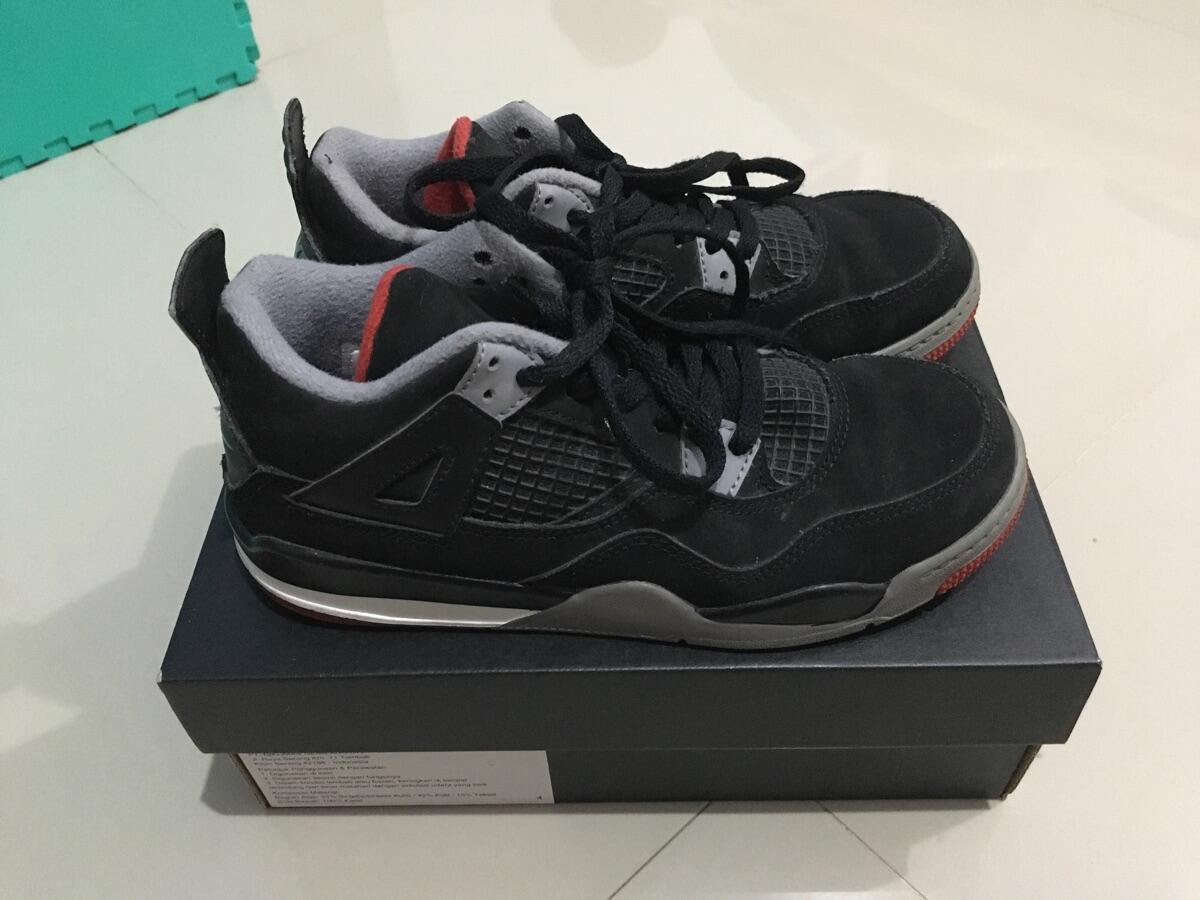 jordan 4 bred size 7.5