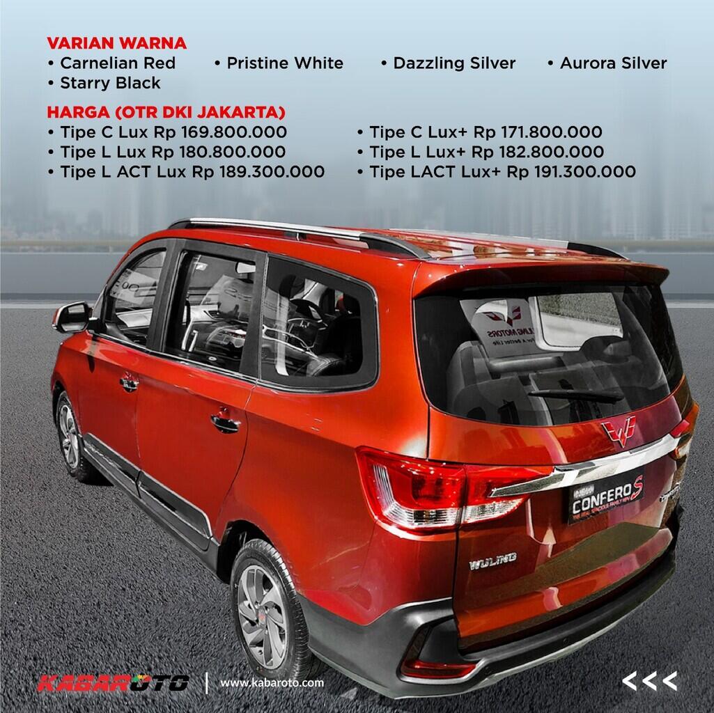 Harga New Wuling Confero S Mulai Dari Rp 169,8 Juta