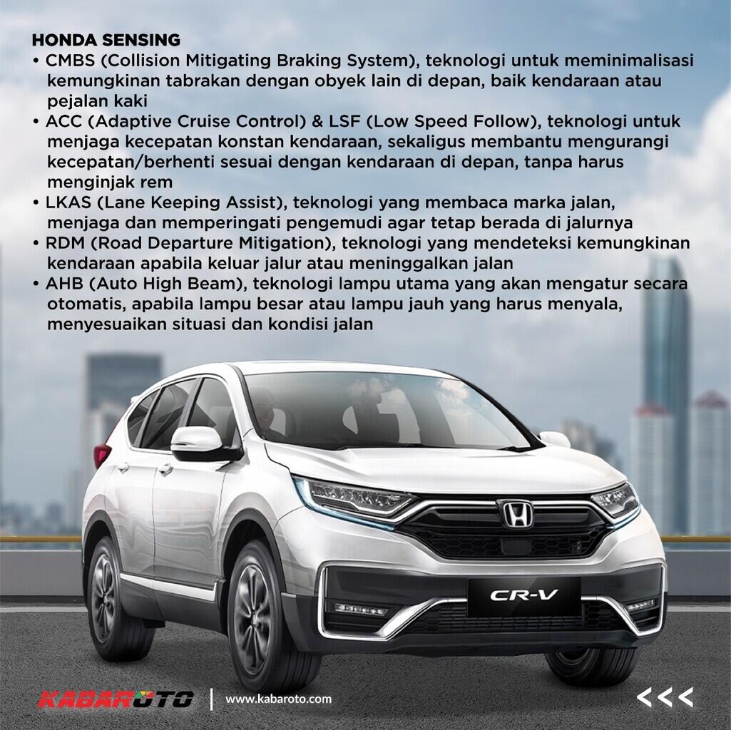 Dibekali Fitur Honda Sensing, Ini Banderol Terbaru New Honda CR-V