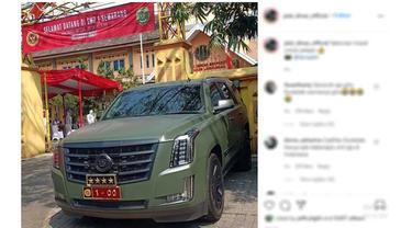 Viral SUV Mewah Cadillac Escalade Jadi Mobil Dinas Militer, Warganet Takjub