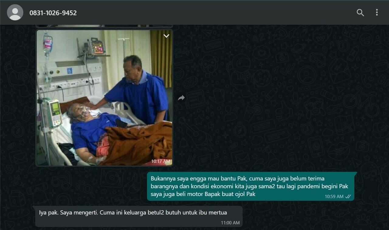 Penipuan Jual Motor Online Berkedok Anggota Militer !