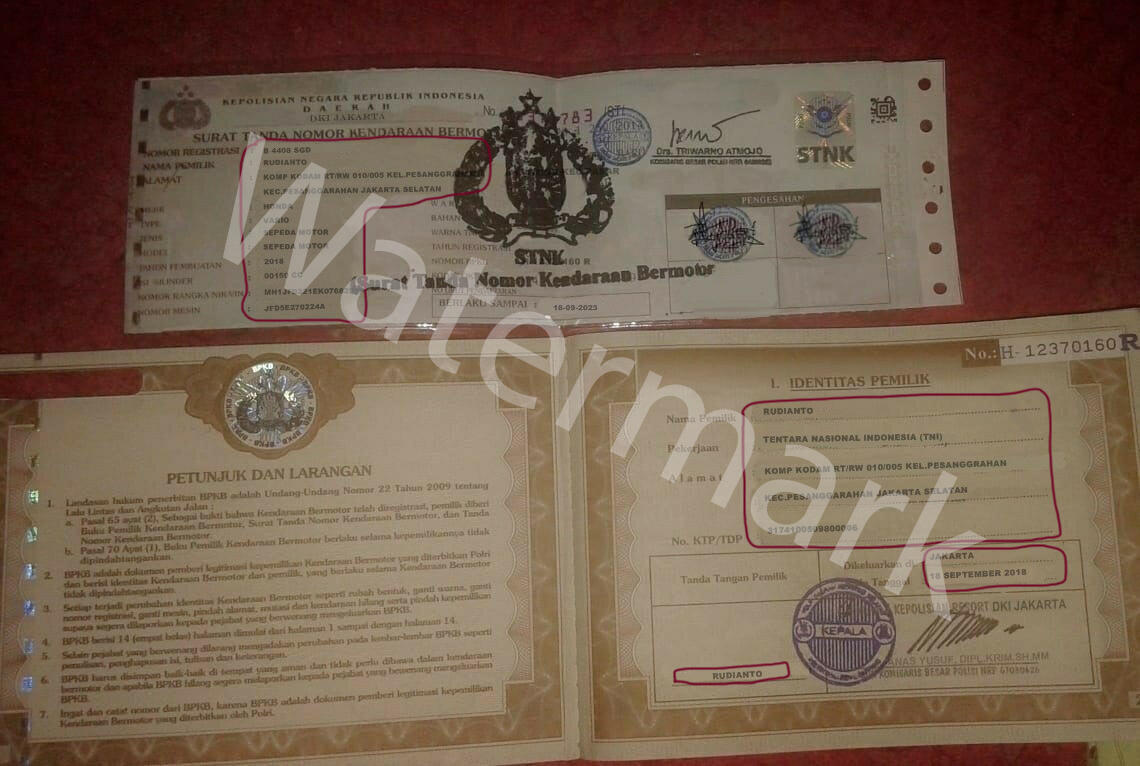 Penipuan Jual Motor Online Berkedok Anggota Militer !