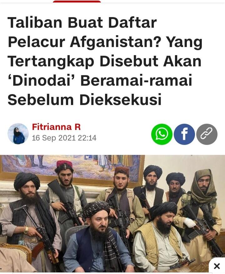 Mustofa Nahrawardaya:Orang-Orang Taliban Bakal Tambah Difitnah Negara-Negara 