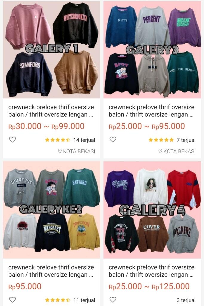 Nyari Baju Preloved Murah? Ini 5 Rekomendasi Toko Terpercaya di Shopee Untukmu