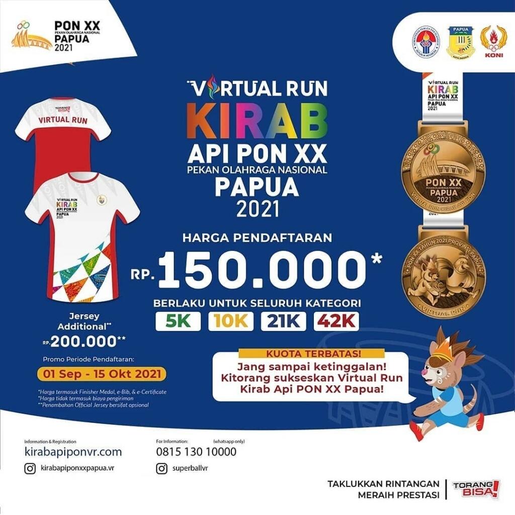 Ayo Ikuti Kirab Api Virtual PON XX Papua!