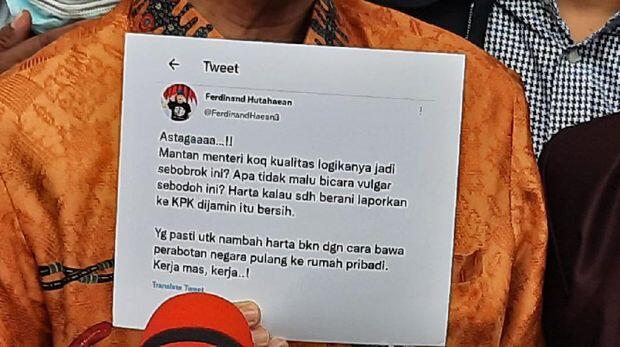 Roy Suryo Tolak Damai soal Cuitan 'Eks Menteri Sebodoh Ini' Ferdinand