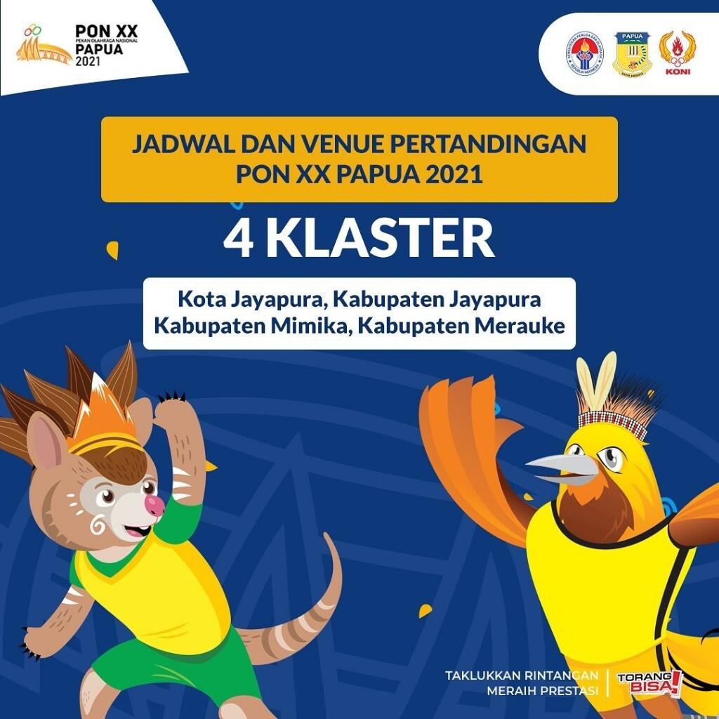 Ini Dia Jadwal Dan Venue PON XX Papua 2021