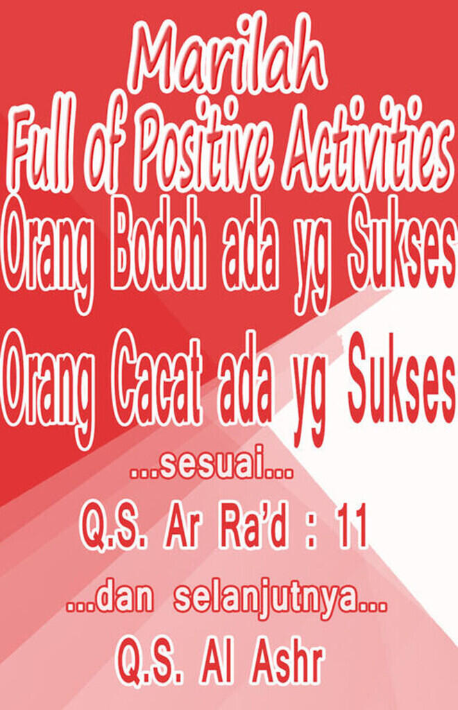 (MOTIVASI) Sebuah Artikel Motivasi dlm Hidup Kamu2 Semua - Part2