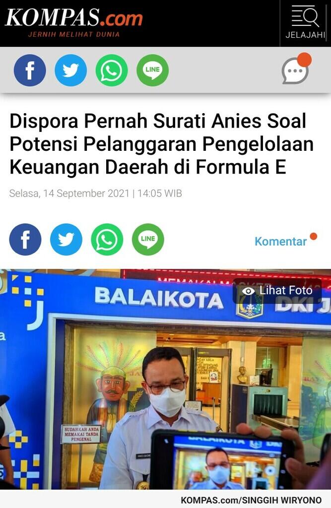 Anggota DPRD DKI: Anies Lakukan Penyalahgunaan Wewenang demi Formula E