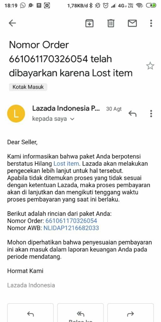 Lazada Tidak Membayar Hasil Jualan Seller Bahaya!!!!