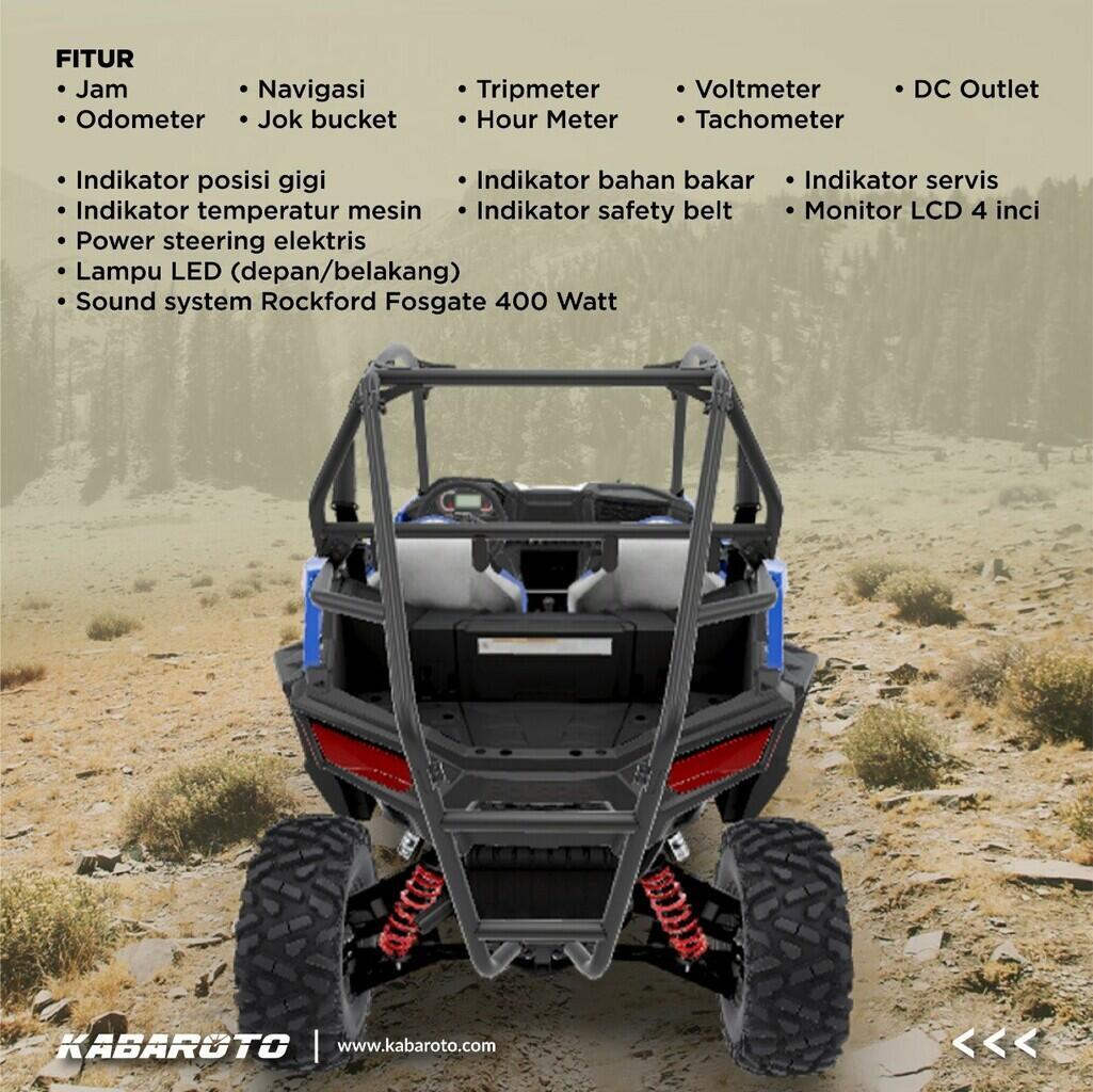 Polaris RZR S 1000 Premium, Buat Menengok Kebun