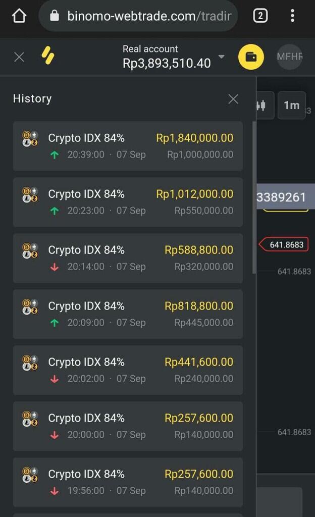 DSBOT V.013 PRO BOT INDIKATOR SINYAL TRADING BINOMO CRYPTO IDX + ALTCOIN