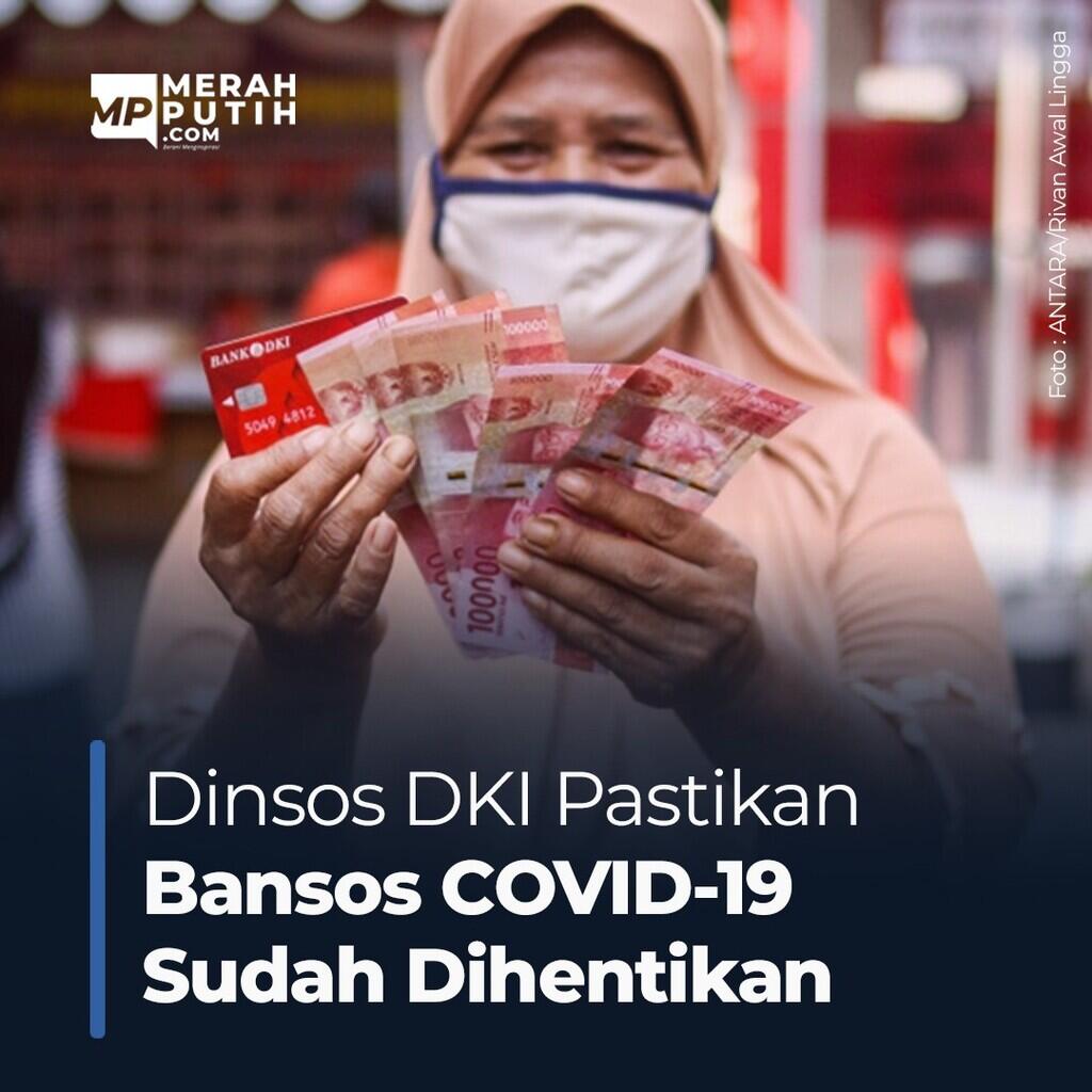 Dinsos DKI Pastikan Bansos COVID-19 Sudah Dihentikan
