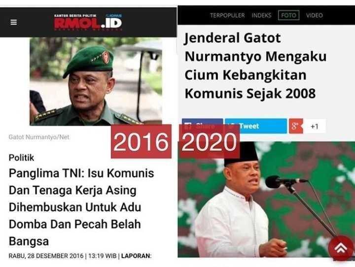 PKI dan Komunisme, Isu Tahunan Gatot Nurmantyo Jelang 30 September