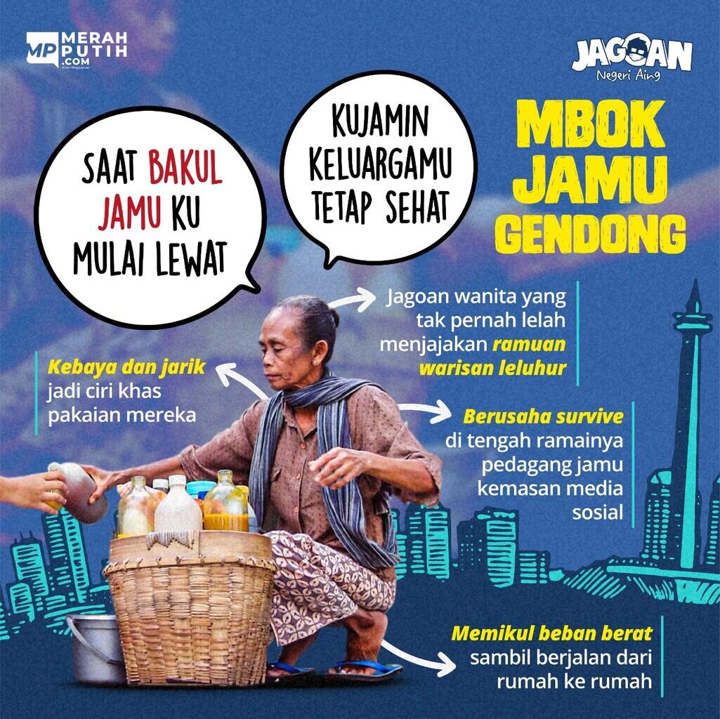 Mbok Jamu Gendong, Tangguh Mewariskan Ramuan Warisan Leluhur