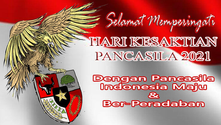 (NASIONALISME) Hari Kesaktian Pancasila dari Saya di 2021... Yuk Mari Diperingati...!