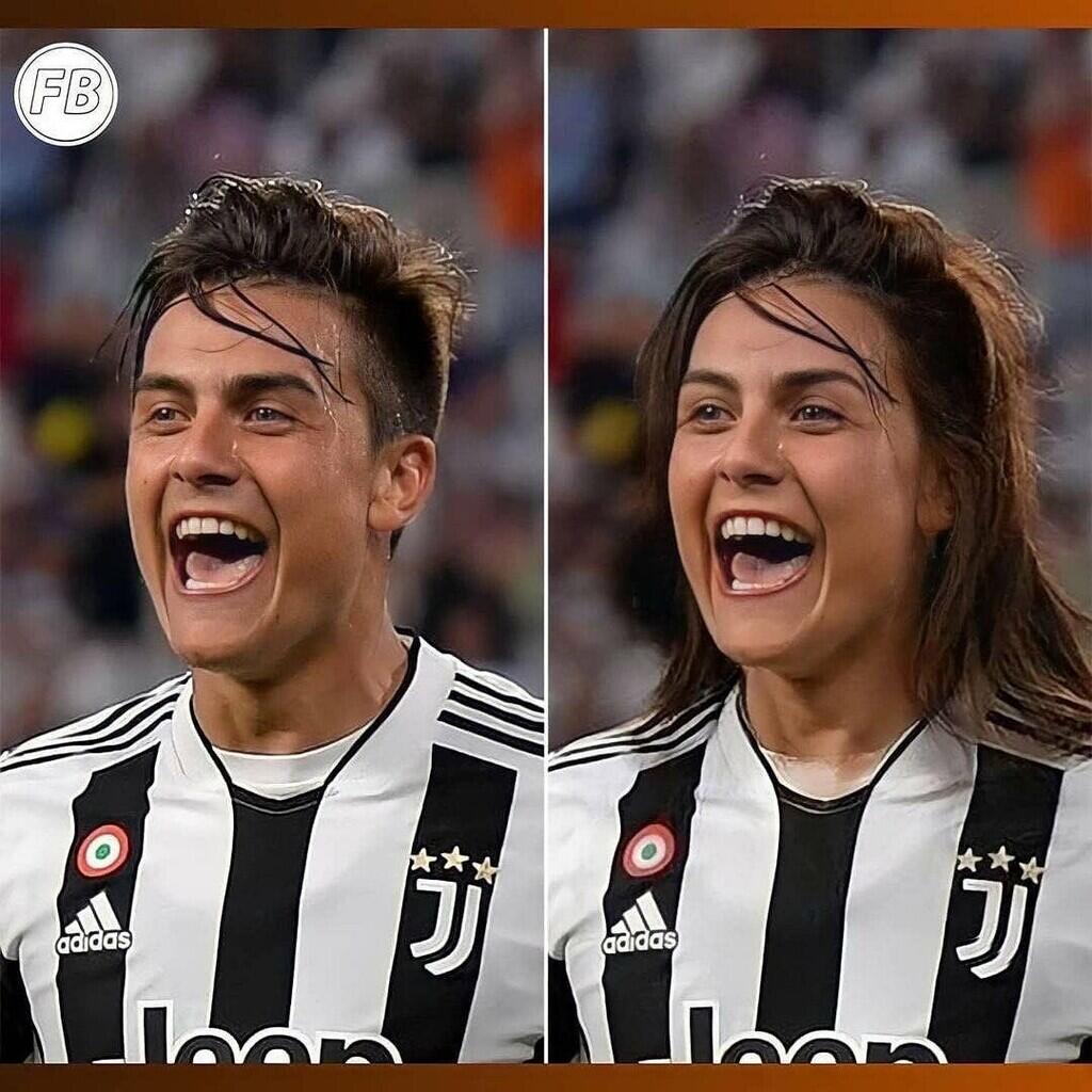 Apa jadinya Jika Pemain Top Sepak Bola Pria, Wajah nya Berubah Jadi Wanita ?