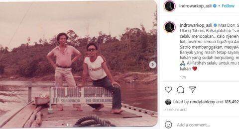 Kenang Dono di Hari Ultahnya, Indro Warkop Unggah Foto Ini,Warganet: Pernah ke Kaltim