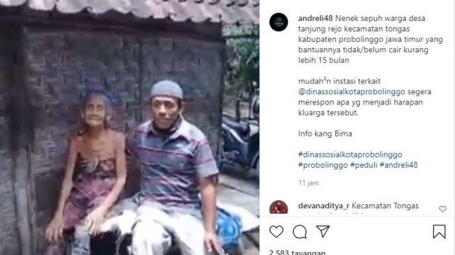 Pilu, Nenek Tinggal di Rumah Reyot, Hampir 1 Tahun Tak Pernah Terima Bantuan