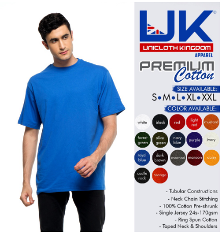 Grosir kaos polos bandung