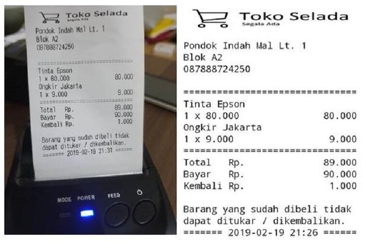 Menerima Pembuatan Logo Untuk Struk