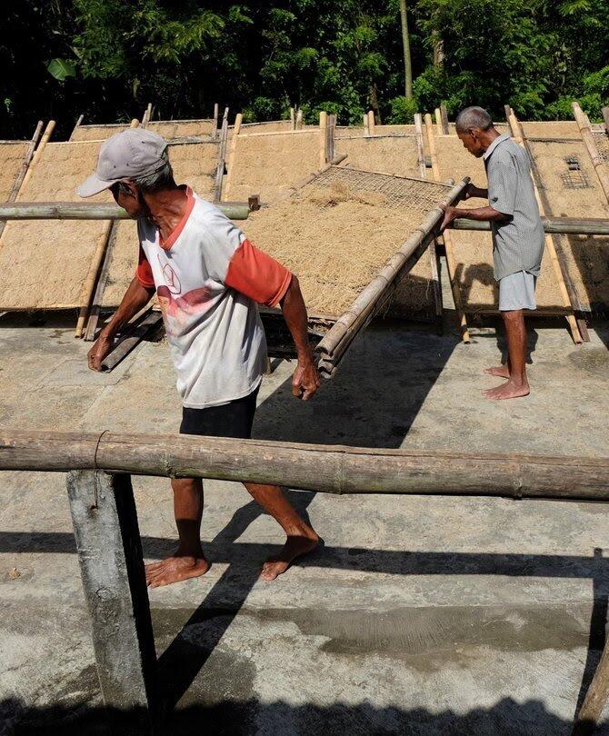Unik Banget! Mie Lethek Asli Bantul, Diproses Secara Tradisional Dengan Tenaga Sapi