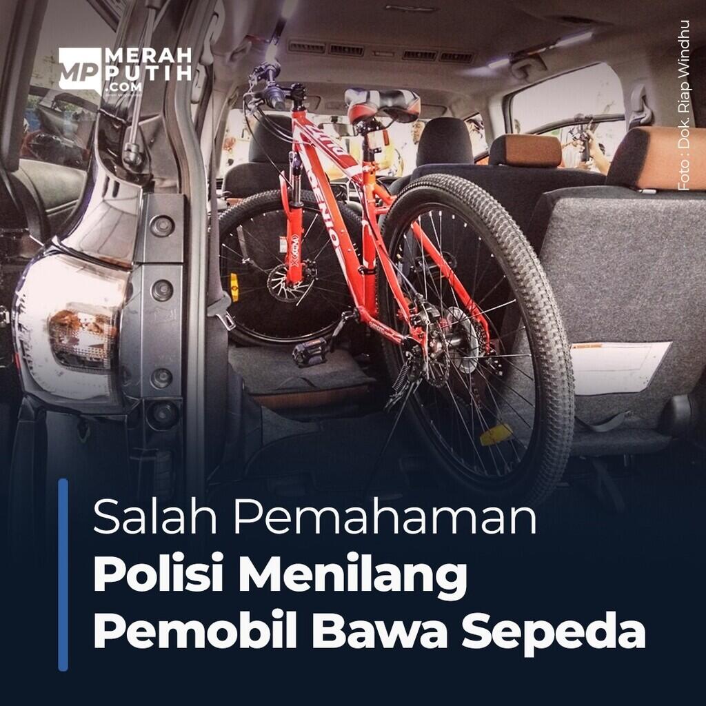 Viral Polisi Tilang Kendaraan Bawa Sepeda, Dirlantas Polda Metro Minta Maaf