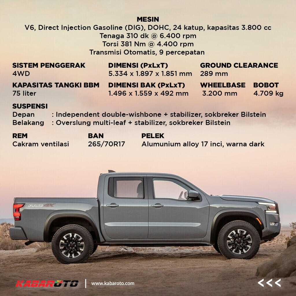 Nissan Frontier Dibekali Perlengkapan Nismo Off Road