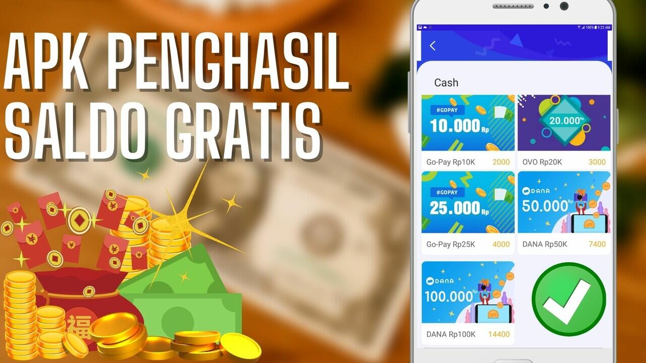 CUMA MODAL DOWNLOAD BISA DAPAT SALDO GRATIS!! APLIKASI PENGHASIL SALDO LEGIT