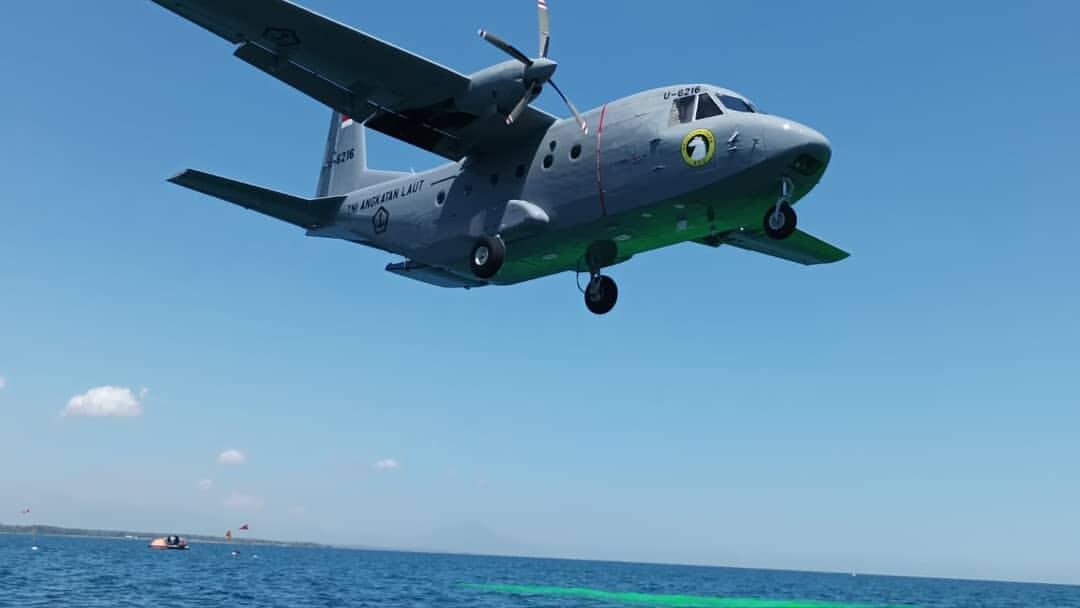 &#91;UPDATE&#93; NC-212 200 Puspenerbal Sukses Menjatuhkan Ranjau Laut