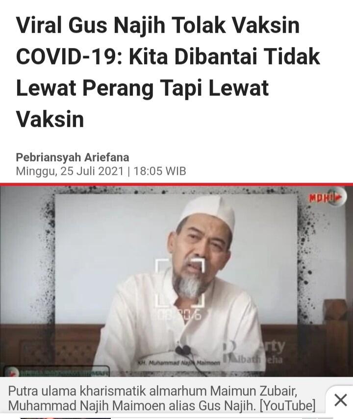 TemaniIstri Jalan Kaki 6KM untuk Vaksin,AksiKakek di Wonogiri Ini Bikin WarganetBaper