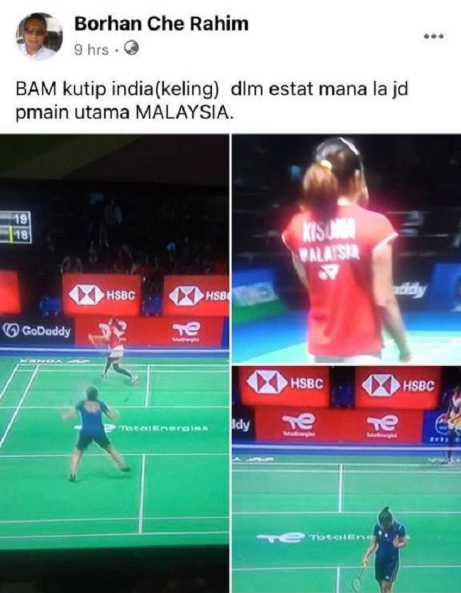 Atlet Malaysia Jadi Korban Hinaan Rasis Politisi Negaranya Sendiri, Kok Tega Banget