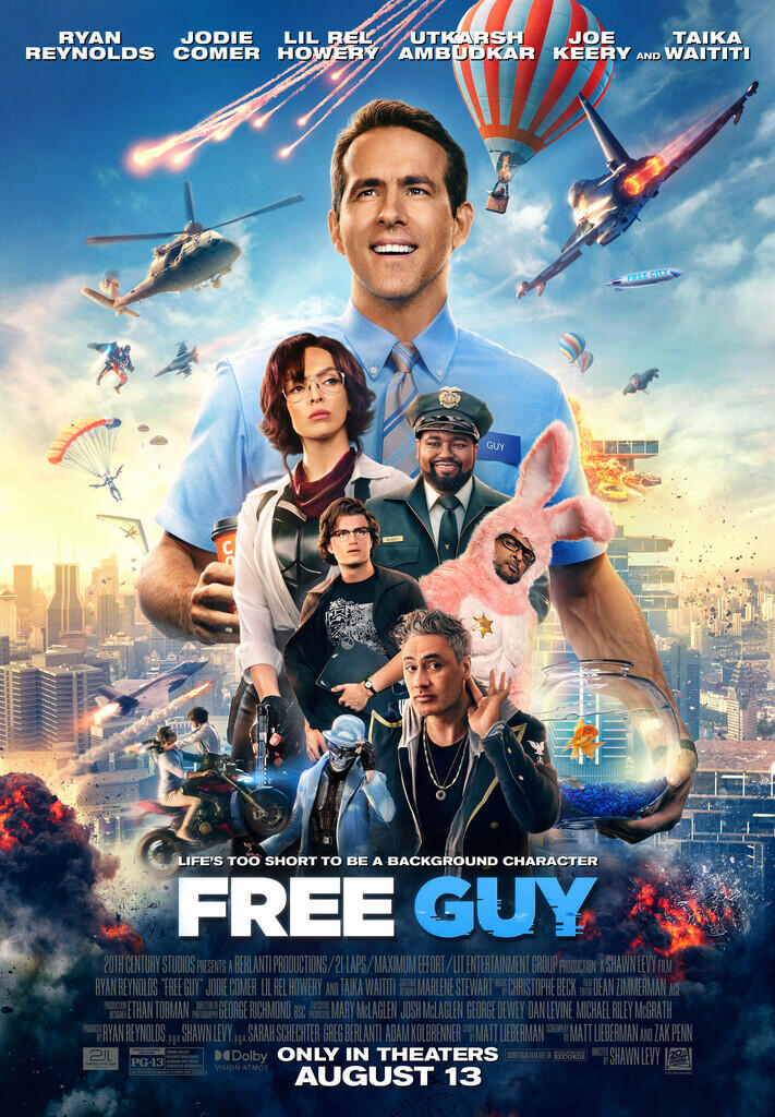 Kisah Lucu NPC Game Jadi Player di Free Guy (2021)