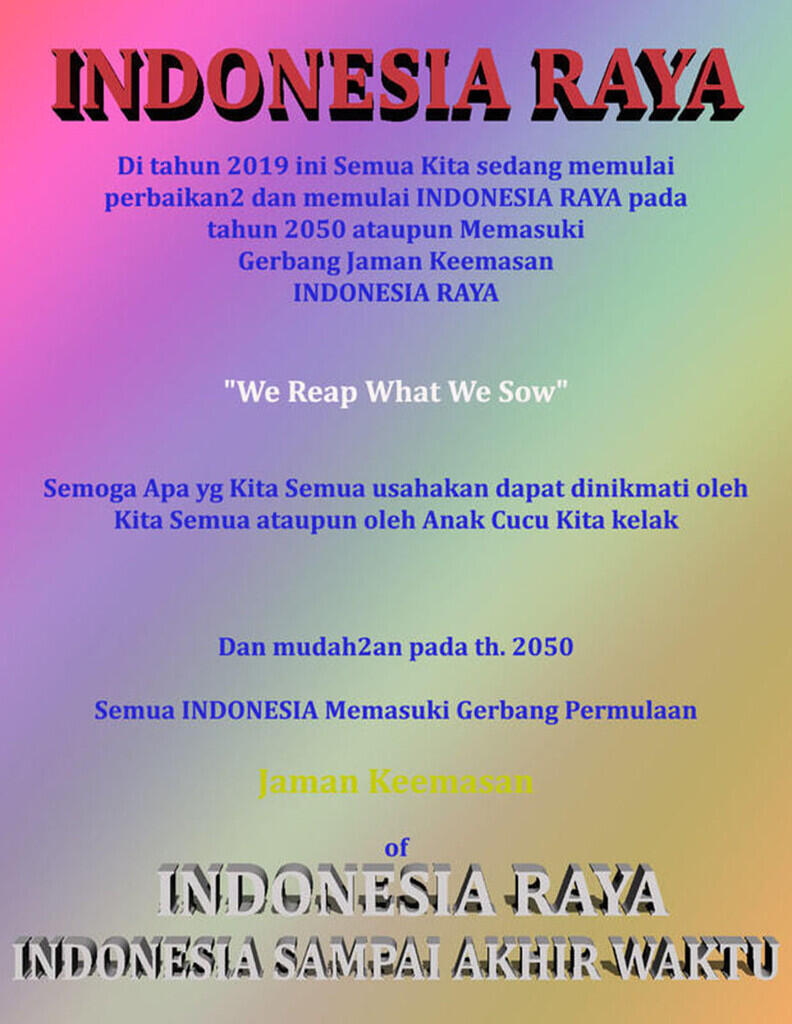 (NASIONALISME) Memperingati & Merenungi Hari Sumpah Pemuda 2021 dari Saya...!