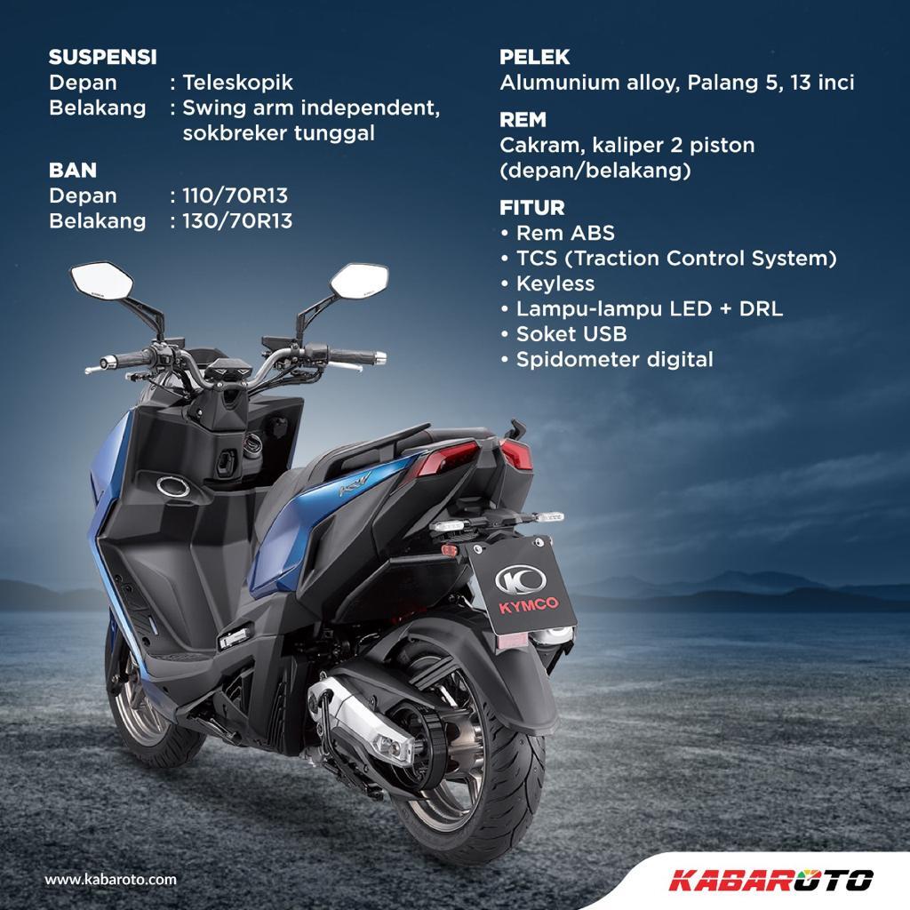 Kymco KRV Skutik Kompak Berdesain Modern Diperkenalkan