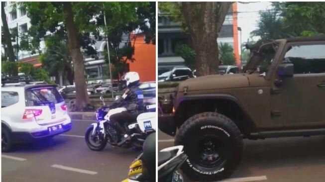 Viral Aksi Pengawalan Mobil TNI Bikin Salut Publik