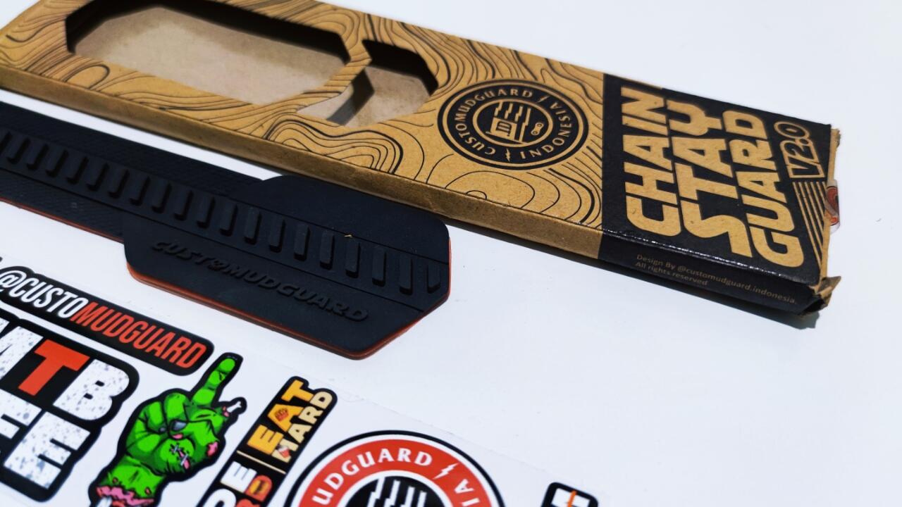 Review dan Pemasangan Chainstay Protector merk Customudguard di Thrill Ravage